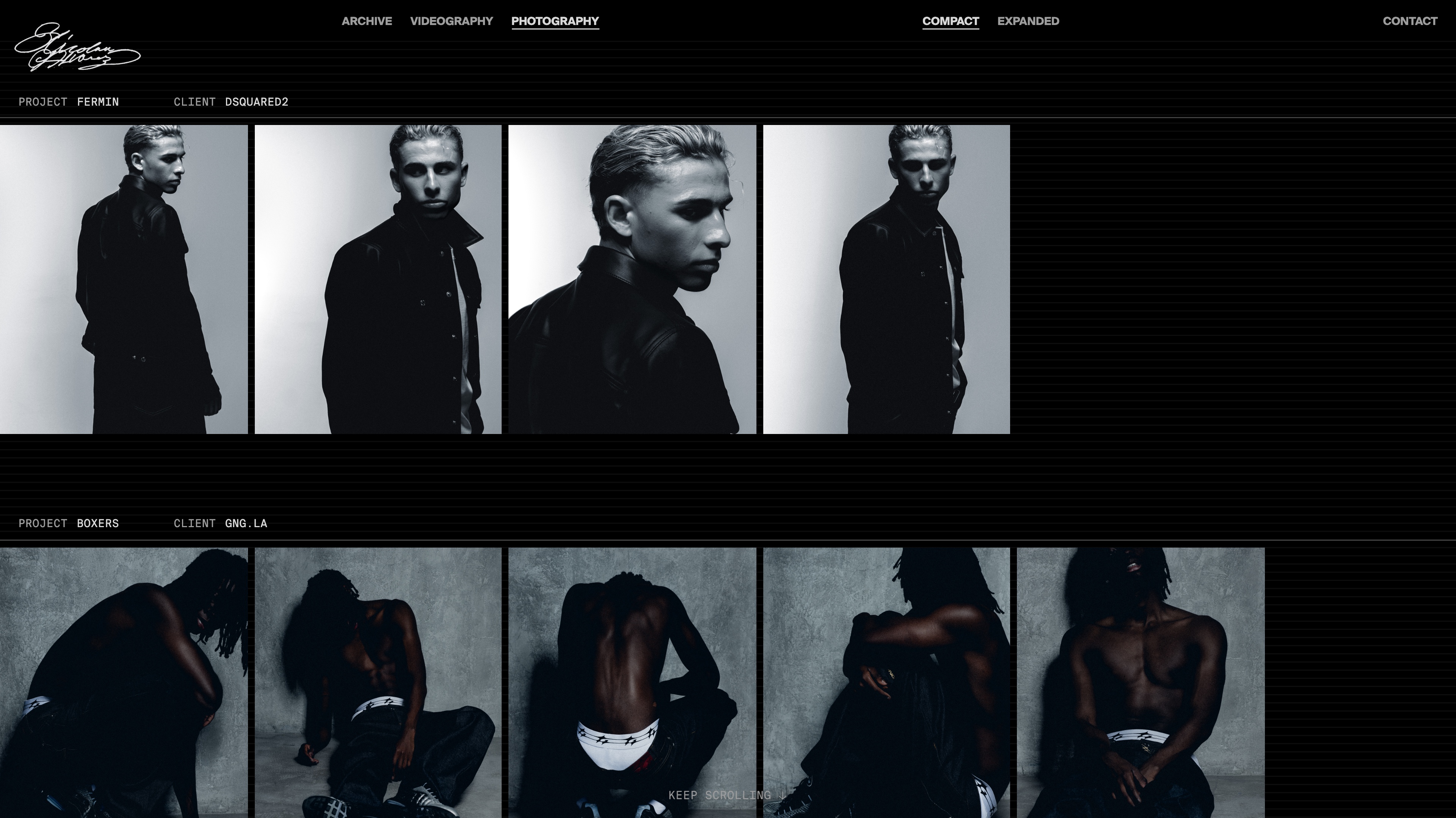 Nicolau Alvarez website view 4