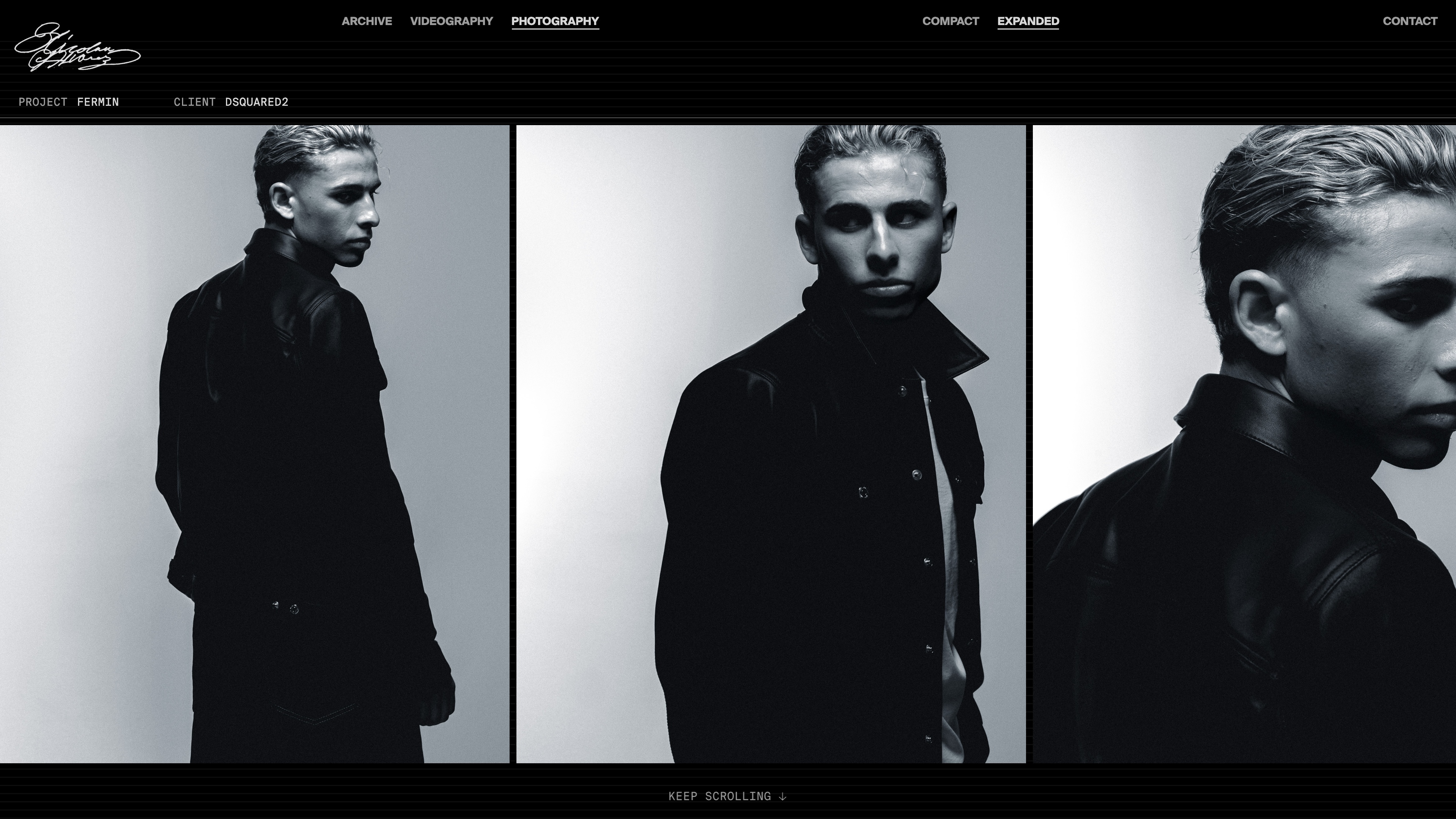 Nicolau Alvarez website view 3